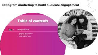 Instagram Marketing To Build Audience Engagement MKT CD V Template Attractive