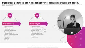 Instagram Marketing To Build Audience Instagram Post Formats And Guidelines For Content MKT SS V Customizable Image