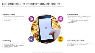 Instagram Marketing To Increase Best Practices For Instagram Advertisements MKT SS V