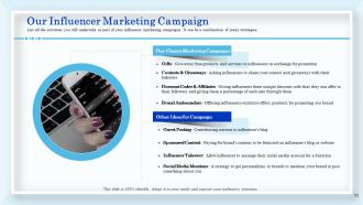 Instagram marketing working with influencers to increase business reach powerpoint presentation slides
