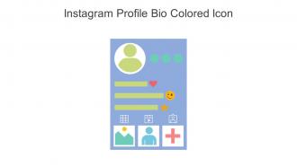 Instagram Profile Bio Colored Icon In Powerpoint Pptx Png And Editable Eps Format