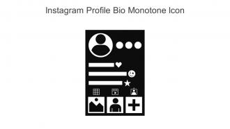 Instagram Profile Bio Monotone Icon In Powerpoint Pptx Png And Editable Eps Format