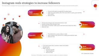 Instagram Reels Strategies To Increase Followers Instagram Marketing To Grow Brand Awareness