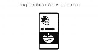 Instagram Stories Ads Monotone Icon In Powerpoint Pptx Png And Editable Eps Format