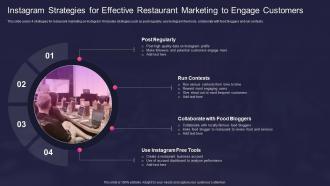 Instagram Strategies For Effective Restaurant Marketing To Engage Customers