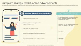 Instagram Strategy For B2B Online Advertisements B2B Online Marketing Strategies