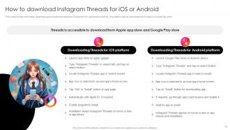 Instagram Threads What It Is And How It Works Powerpoint Presentation Slides AI CD V Adaptable Slides