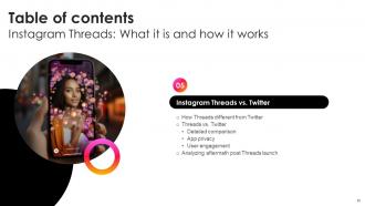 Instagram Threads What It Is And How It Works Powerpoint Presentation Slides AI CD V Customizable Idea