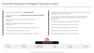Instagram Threads What It Is Prominent Features Of Instagram Threads For Users AI SS V