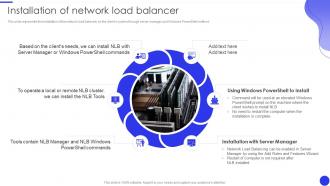 Installation Of Network Load Balancer Ppt Slides Graphics Example