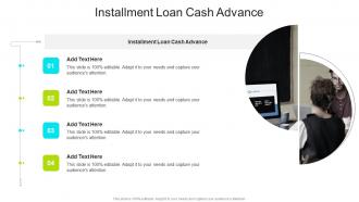 Installment Loan Cash Advance In Powerpoint And Google Slides Cpb