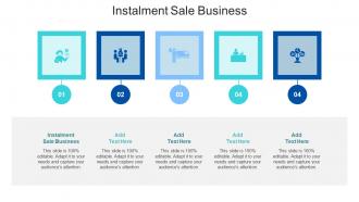 Instalment Sale Business In Powerpoint And Google Slides Cpb