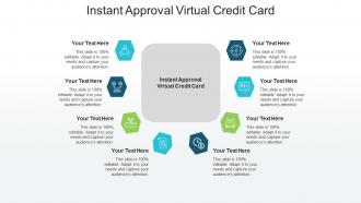 Instant approval virtual credit card ppt powerpoint presentation layouts format ideas cpb
