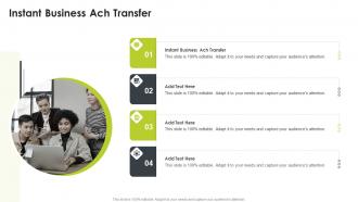 Instant Business Ach Transfer In Powerpoint And Google Slides Cpb
