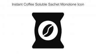 Instant Coffee Soluble Sachet Monotone Icon In Powerpoint Pptx Png And Editable Eps Format