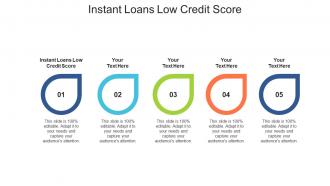 Instant loans low credit score ppt powerpoint presentation example 2015 cpb