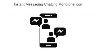 Instant Messaging Chatting Monotone Icon In Powerpoint Pptx Png And Editable Eps Format