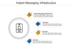Instant messaging infrastructure ppt powerpoint presentation slides portfolio cpb