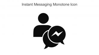 Instant Messaging Monotone Icon In Powerpoint Pptx Png And Editable Eps Format