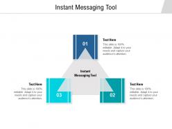 Instant messaging tool ppt powerpoint presentation model professional cpb