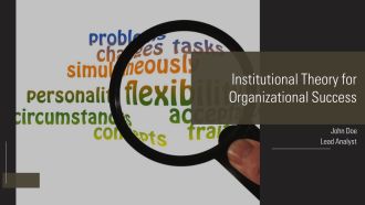 Institutional Theory For Organizational Success PPT Graphics AT