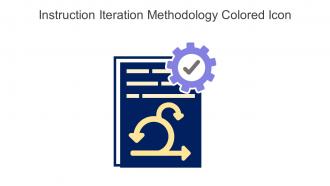 Instruction Iteration Methodology Colored Icon In Powerpoint Pptx Png And Editable Eps Format