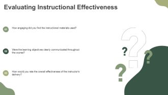 Instructional Fundamentals For Effective Learning Experiences PPT Example AT Engaging Pre-designed