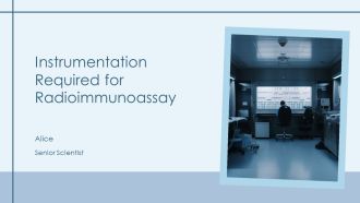 Instrumentation Required For Radioimmunoassay PPT Graphics AT