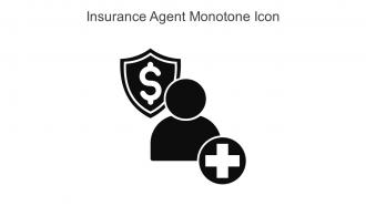 Insurance Agent Monotone Icon In Powerpoint Pptx Png And Editable Eps Format