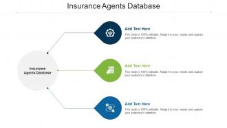 Insurance Agents Database Ppt Powerpoint Presentation Portfolio Guidelines Cpb