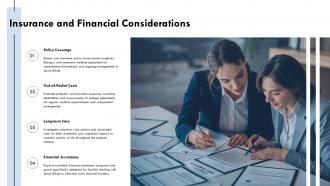 Insurance And Financial Considerations Spina Bifida Ppt Example ST AI SS