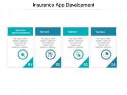 Insurance app development ppt powerpoint presentation visual aids files cpb