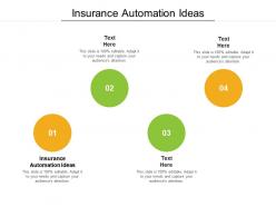 Insurance automation ideas ppt powerpoint presentation outline files cpb