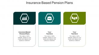 Insurance based pension plans ppt powerpoint presentation slides outline cpb