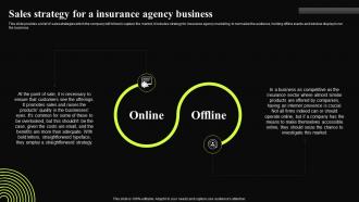 Insurance Broker Business Plan Sales Strategy For A Insurance Agency Business BP SS