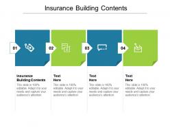 Insurance building contents ppt powerpoint presentation summary graphic images cpb