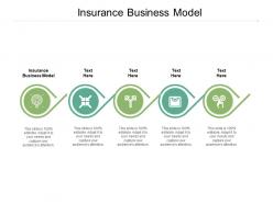 Insurance business model ppt powerpoint presentation inspiration influencers cpb