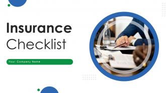 Insurance Checklist Powerpoint Ppt Template Bundles CRP