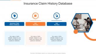 Insurance Claim History Database In Powerpoint And Google Slides Cpb