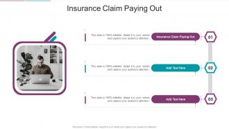 Insurance Claim Paying Out In Powerpoint And Google Slides Cpb