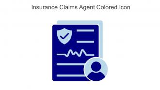Insurance Claims Agent Colored Icon In Powerpoint Pptx Png And Editable Eps Format