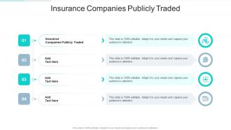 Insurance Companies Publicly Traded In Powerpoint And Google Slides Cpb