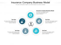 Insurance company business model ppt powerpoint presentation infographics design inspiration