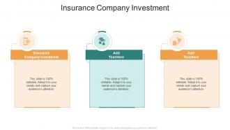 Insurance Company Investment In Powerpoint And Google Slides Cpb