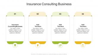 Insurance Consulting Business In Powerpoint And Google Slides Cpb