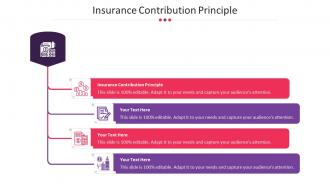 Insurance Contribution Principle Ppt Powerpoint Presentation Show Introduction Cpb