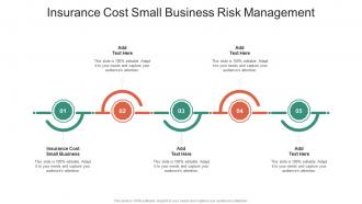 Insurance Cost Small Business Risk Management In Powerpoint And Google Slides Cpb