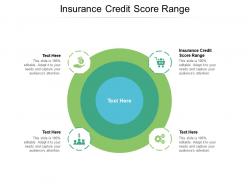 Insurance credit score range ppt powerpoint presentation professional ideas cpb