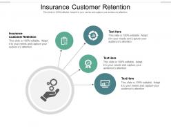 Insurance customer retention ppt powerpoint presentation shapes cpb