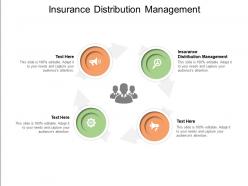 Insurance distribution management ppt powerpoint presentation gallery portfolio cpb